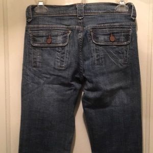 Arden B Boot Cut Distressed Jeans Size 25